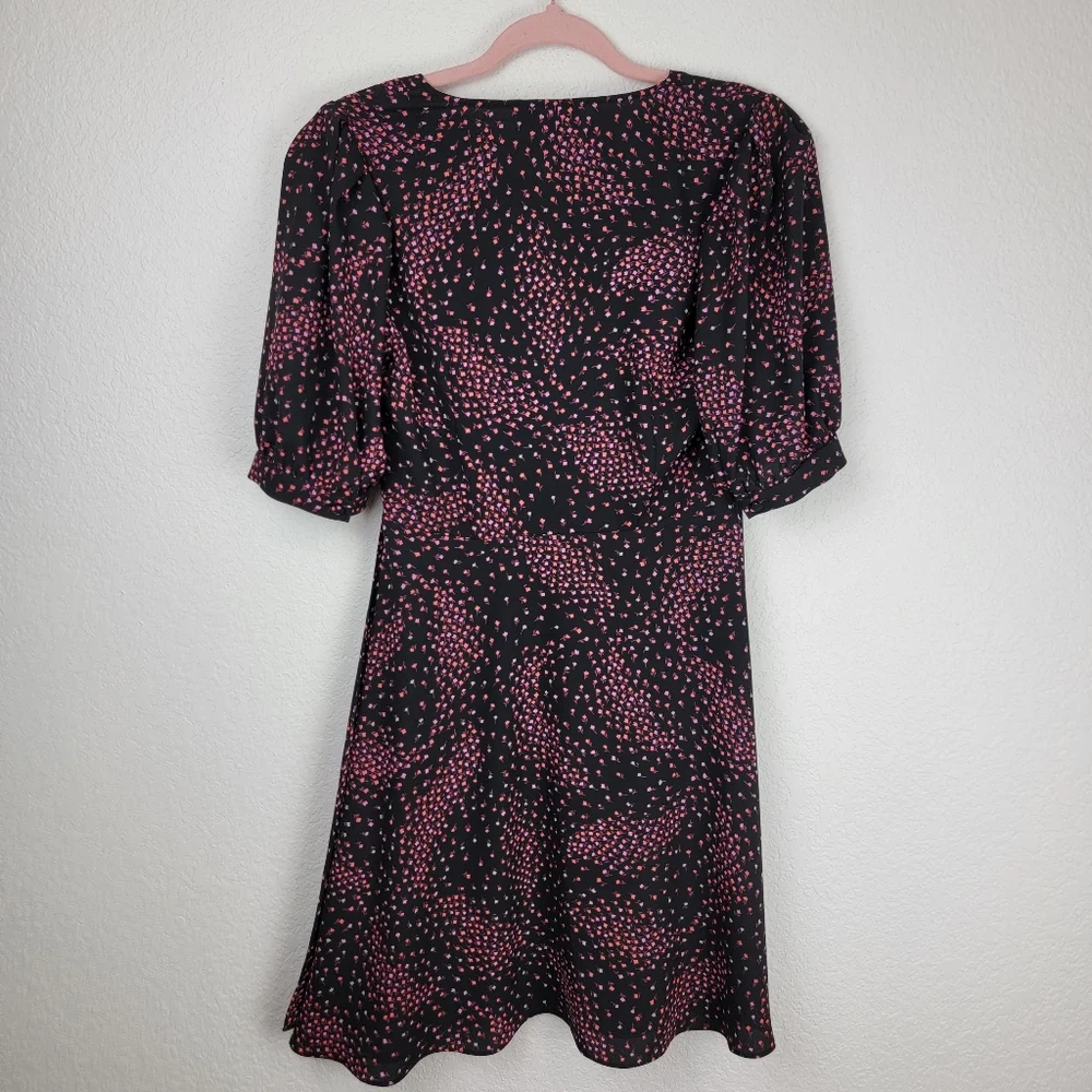 Kate Spade Meadow Faux Wrap Floral Feminine Dress 2